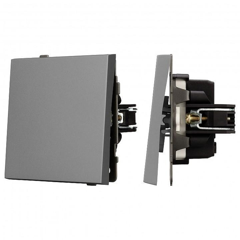 Выключатель проходной одноклавишный без рамки Arlight SWT 054042 