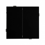 Выключатель двухклавишный без рамки Arlight SWT 054059 цвет Черный-2