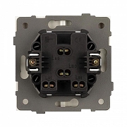 Выключатель двухклавишный без рамки Arlight SWT 054061 цвет Золото-1