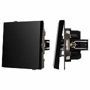 Кнопка звонка без рамки Arlight SWT 054143 цвет Черный