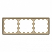 Рамка на 3 поста Arlight FRM 054221 цвет Золото-1