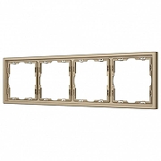 Рамка на 4 поста Arlight FRM 054225 цвет Золото