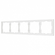 Рамка на 5 постов Arlight FRM 054227 цвет Белый