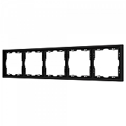 Рамка на 5 постов Arlight FRM 054228 цвет Черный