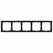 Рамка на 5 постов Arlight FRM 054228 цвет Черный-1