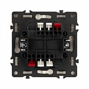 Выключатель проходной двухклавишный без рамки Arlight SWT 054240 цвет Белый-2