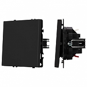 Выключатель проходной одноклавишный без рамки Arlight SWT 054246 цвет Черный