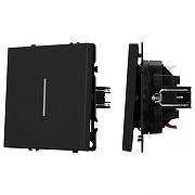 Выключатель одноклавишный без рамки Arlight SWT 054258 цвет Черный