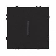 Выключатель одноклавишный без рамки Arlight SWT 054258 цвет Черный-2