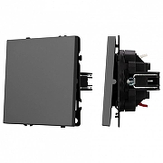 Кнопка звонка без рамки Arlight SWT 054272 цвет Серый