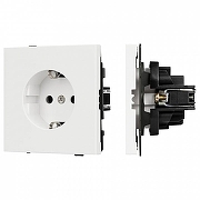Розетка с заземлением, без рамки Arlight SCT 054276 цвет Белый