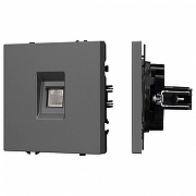 Розетка Ethernet RJ-45 без рамки Arlight SCT 054307 цвет Серый