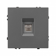 Розетка Ethernet RJ-45 без рамки Arlight SCT 054307 цвет Серый-1