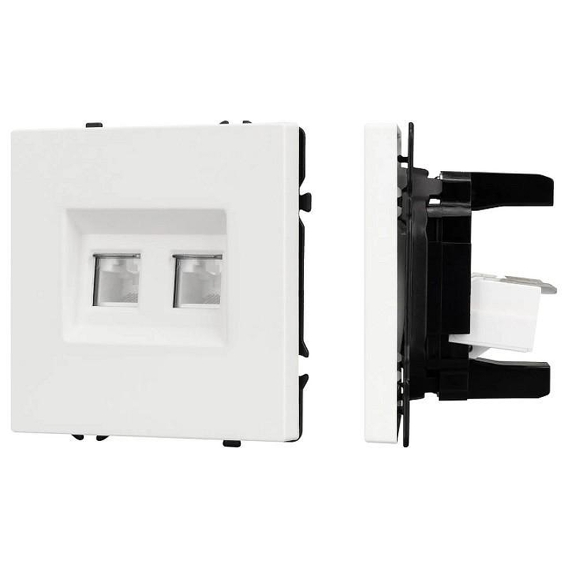 Розетка двойная Ethernet RJ-45 без рамки Arlight SCT 054312 