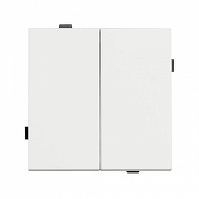 Выключатель двухклавишный без рамки Arlight SWT 054547 цвет Белый-1