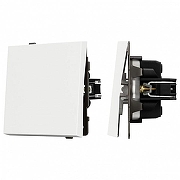 Выключатель проходной одноклавишный без рамки Arlight SWT 054582 цвет Белый