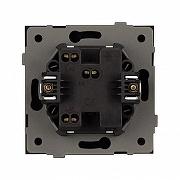 Кнопка звонка без рамки Arlight SWT 054587 цвет Черный-1