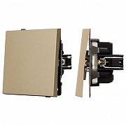 Кнопка звонка без рамки Arlight SWT 054588 цвет Золото