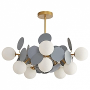 Люстра на штанге Kink Light Матиас 074160-10,33(16) цвет плафона/подвески Белый