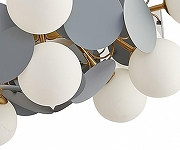 Люстра на штанге Kink Light Матиас 074160-10,33(16) цвет плафона/подвески Белый-1