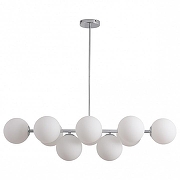 Люстра на штанге Kink Light Сида 07508-10,02 цвет плафона/подвески Белый, цвет арматуры Хром