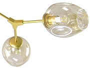 Люстра на штанге Kink Light Нисса 07512-5,33 цвет плафона/подвески Оранжевый, цвет арматуры Золото-1