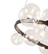 Люстра Kink Light Иона 07608-15A,19 цвет черный-2