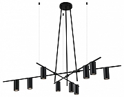 Люстра на штанге Kink Light Рия 07621-9,19 цвет плафона/подвески Черный, цвет арматуры Черный