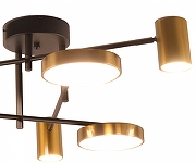 Люстра Kink Light Рапис 07645-6D,19(20) цвет плафона/подвески Бронза, цвет арматуры Бронза, Черный-1
