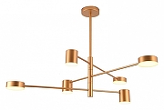 Люстра на штанге Kink Light Мекли 07650-6,33 (3000К) цвет плафона/подвески Золото, цвет арматуры Золото