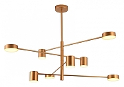Люстра на штанге Kink Light Мекли 07650-8,33 (3000К) цвет плафона/подвески Золото, цвет арматуры Золото