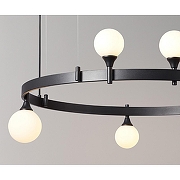 Люстра Kink Light Бьянки 07808-6,19 цвет черный-2