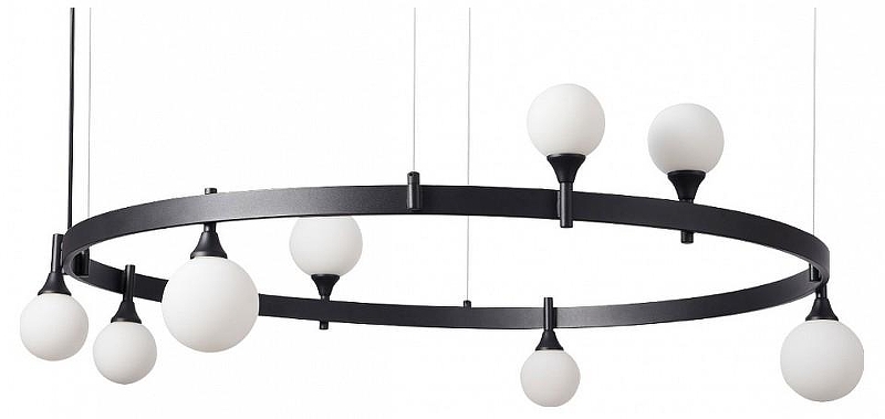 Люстра Kink Light Бьянки 07808-8,19 цвет черный