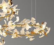 Люстра Kink Light Сири 07868-100+80+60P,36 цвет латунь-1