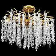 Люстра Kink Light Шанти 07871-60PD,33 цвет плафона/подвески Прозрачный, цвет арматуры Золото