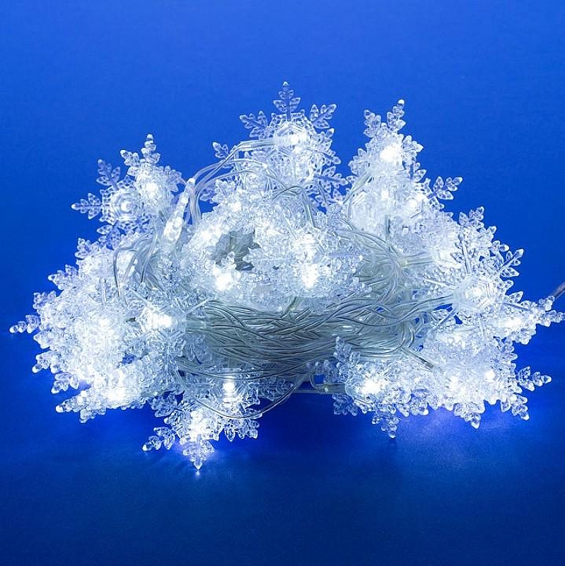 Гирлянда с насадками Uniel Снежинки 07930 