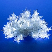 Гирлянда с насадками Uniel Снежинки 07930 цвет плафона/подвески Прозрачный