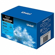 Гирлянда с насадками Uniel Снежинки 07930 цвет плафона/подвески Прозрачный-3