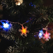 Гирлянда с насадками Uniel Снежинки 07936 цвет плафона/подвески Прозрачный-5