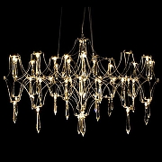 Люстра Kink Light Галанта 07882-63,33(21) цвет плафона/подвески Прозрачный, цвет арматуры Золото