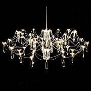 Люстра Kink Light Галанта 07889-80,02(21) цвет плафона/подвески Прозрачный, цвет арматуры Хром