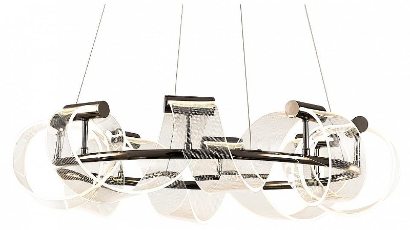 Люстра Kink Light Ранни 08037-70,29 цвет жемчуг черный