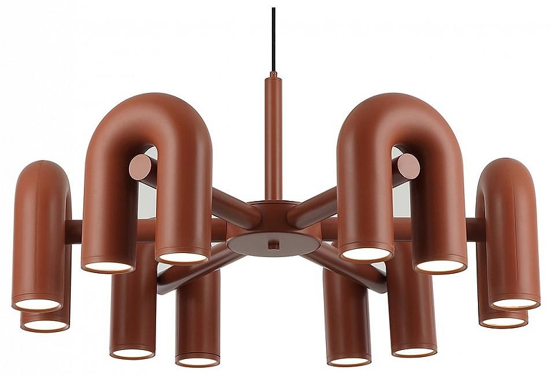 Люстра Kink Light Канти 08465-6,06 цвет терракотовый