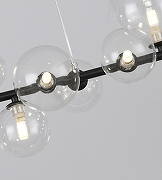 Люстра Kink Light Иона 09408-10,19 цвет черный-2