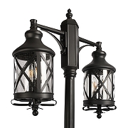 Фонарный столб Loft it Ferrara 100020/2200 цвет плафона/подвески Прозрачный, Хром, цвет арматуры Черный-4