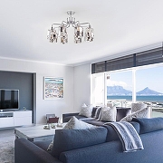 Люстра на штанге Eurosvet Scoppio 10101/8 хром/прозрачный хрусталь Strotskis цвет плафона/подвески Прозрачный, Хром, цвет арматуры Хром-4