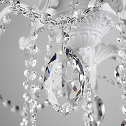 Люстра Eurosvet Veletta 10108/5 белый/прозрачный хрусталь Strotskis цвет белый-4