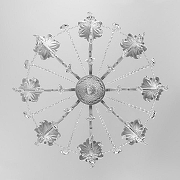 Люстра Eurosvet Veletta 10108/8 белый/прозрачный хрусталь Strotskis цвет белый-4