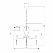 Люстра Eurosvet Madera 10127/5 хром/прозрачный хрусталь Strotskis Smart цвет хром-6
