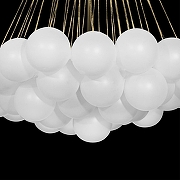 Люстра на штанге Loft it Dream 10129/800 Gold цвет плафона/подвески Белый, цвет арматуры Золото-2